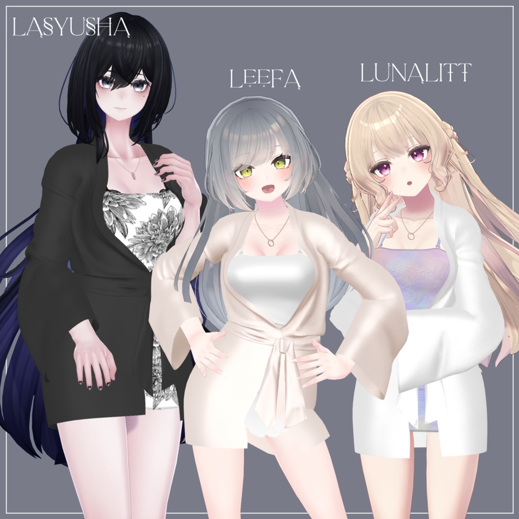 【10体対応】ナイトドレス