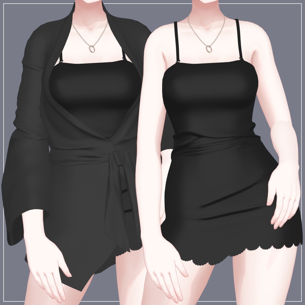 【10体対応】ナイトドレス