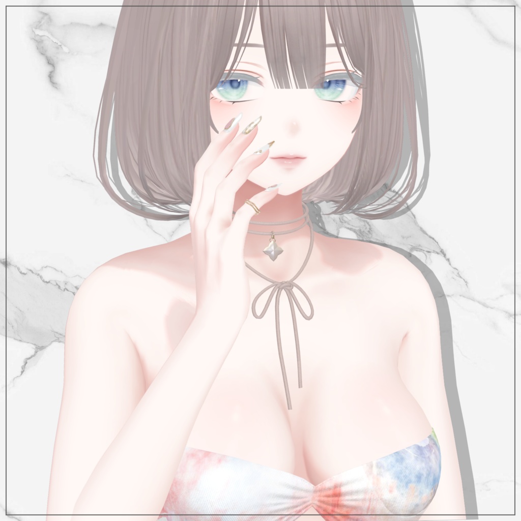 【手足用/指輪付】ストーンネイル【10体対応】