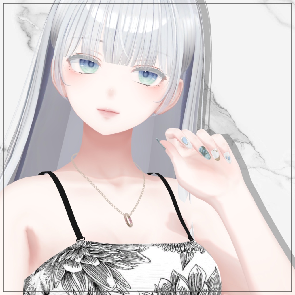 【手足用/指輪付】ストーンネイル【10体対応】