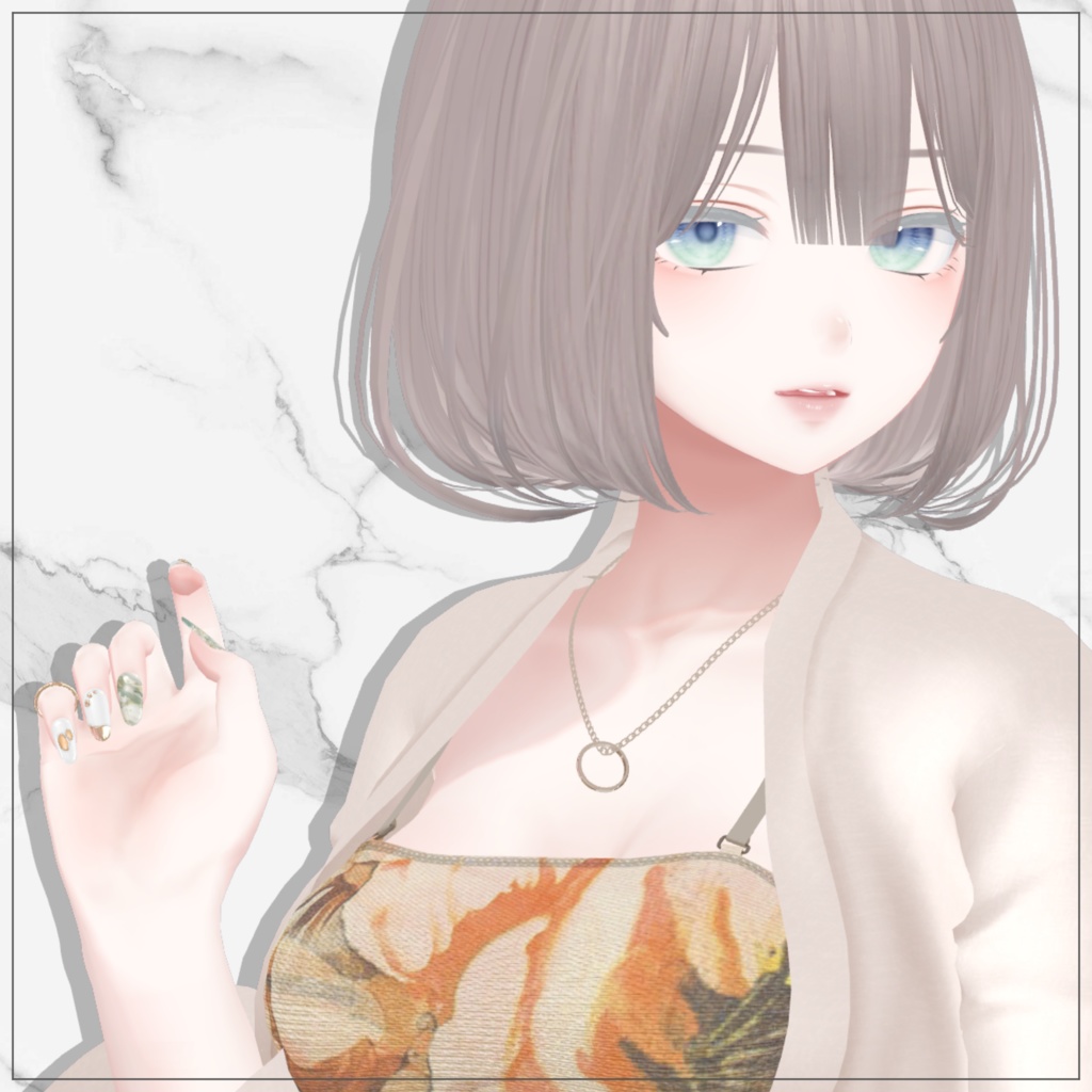 【手足用/指輪付】ストーンネイル【10体対応】