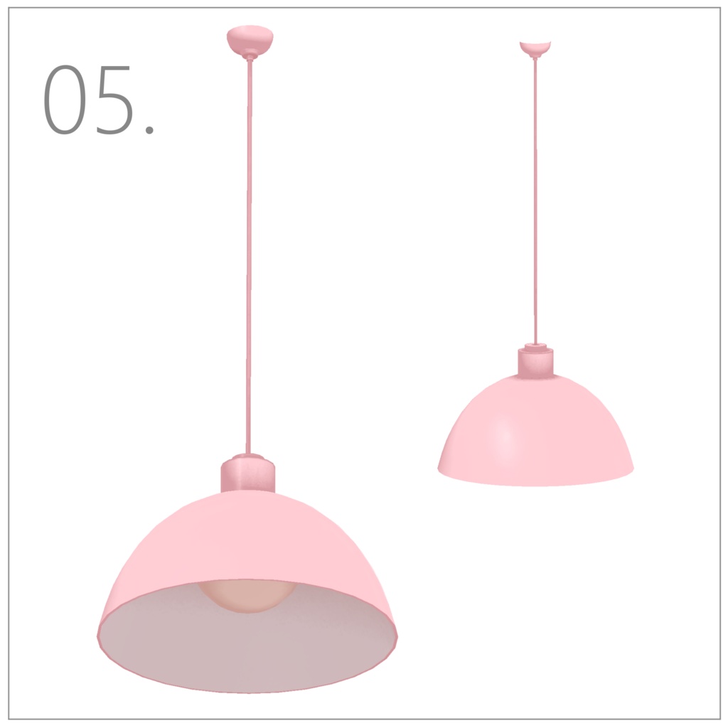 【3Dモデル】パステルダイナー【全8点】