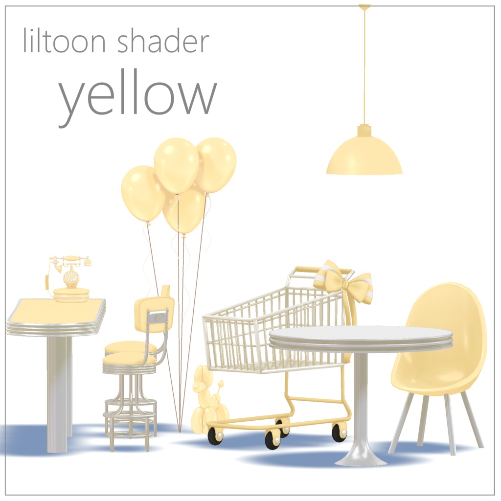 【3Dモデル】パステルダイナー【全8点】