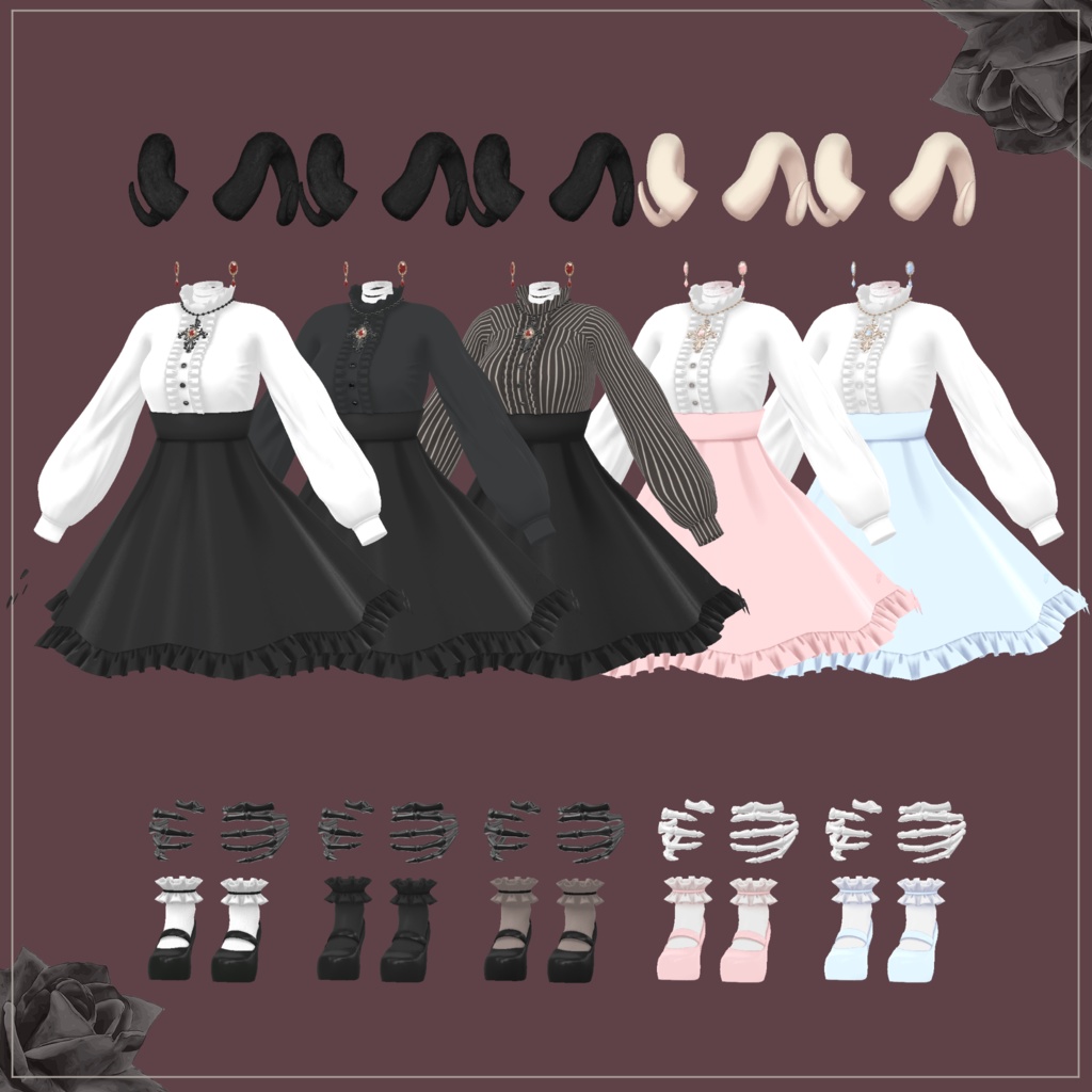 【7体対応】イーヴルドレス