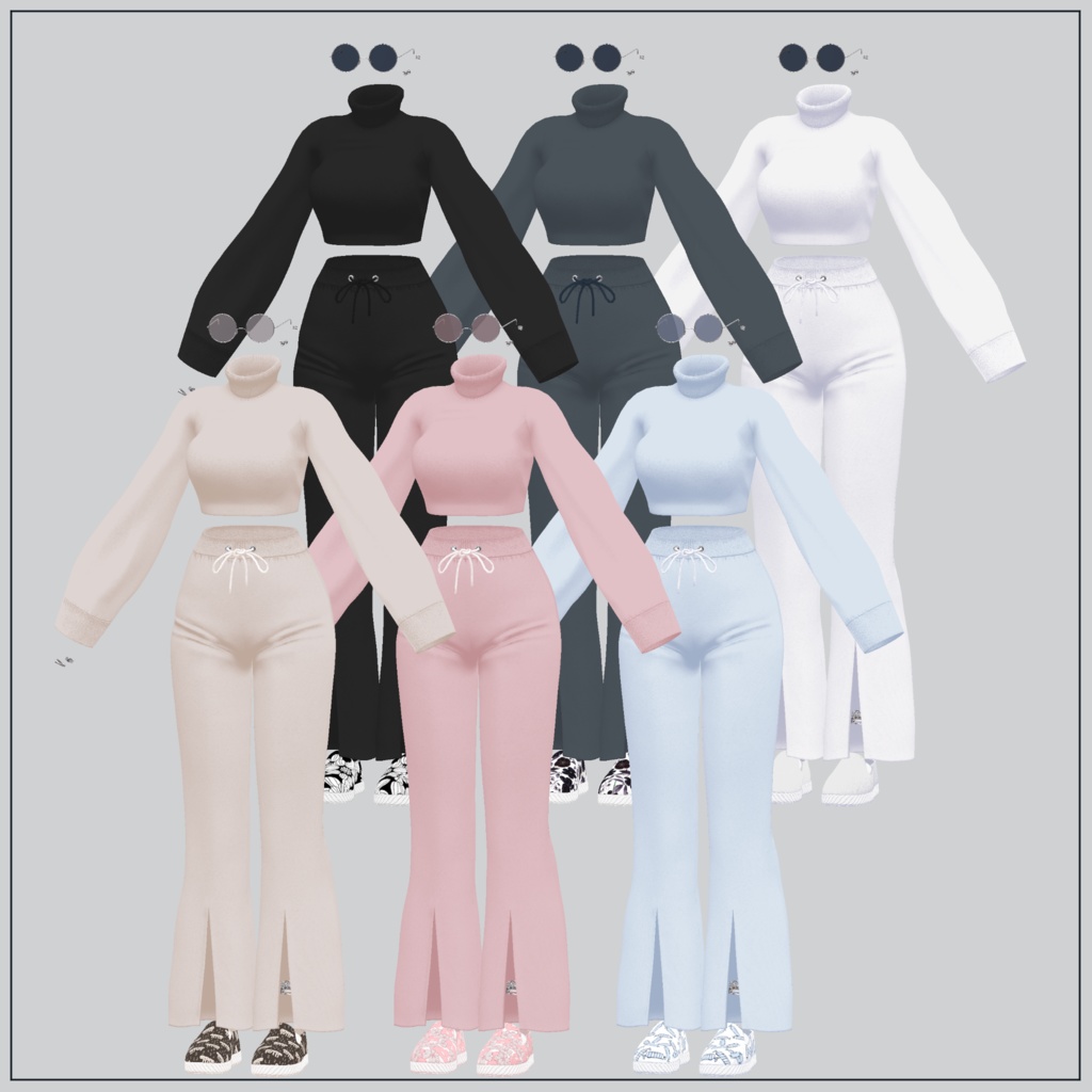 【7体対応】スウェットセットアップ