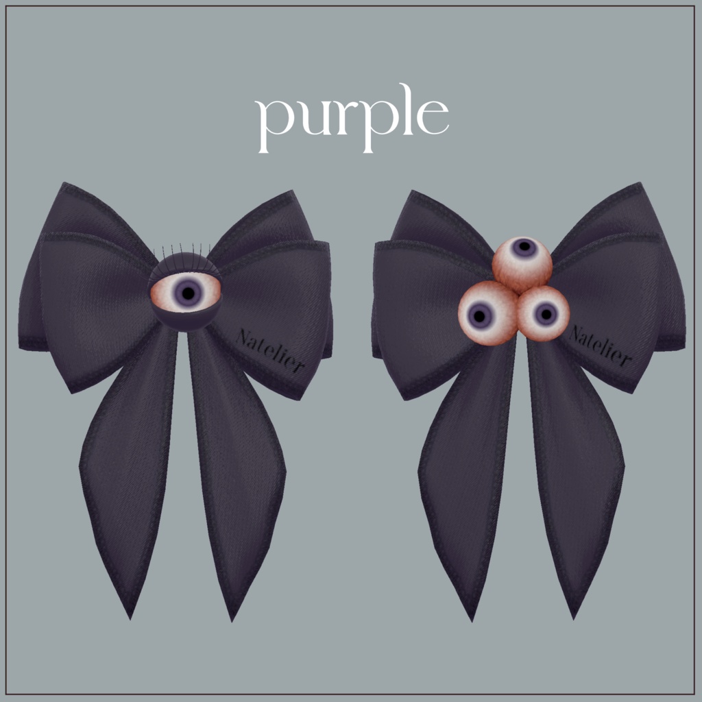 【全2×5色】スプーキーリボン