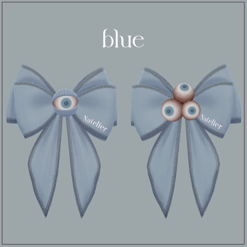 【全2×5色】スプーキーリボン