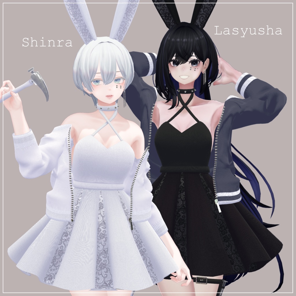 【9体対応】釘打ちバニー