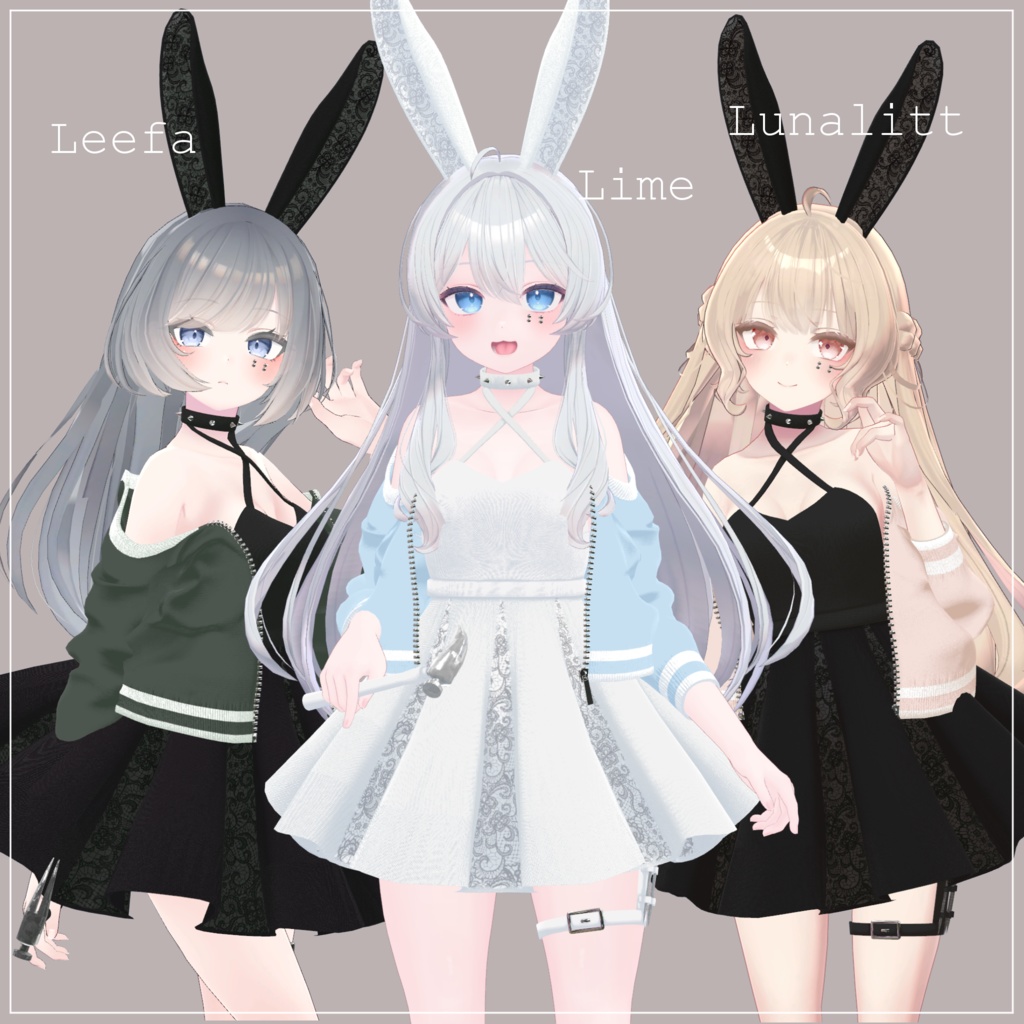 【9体対応】釘打ちバニー