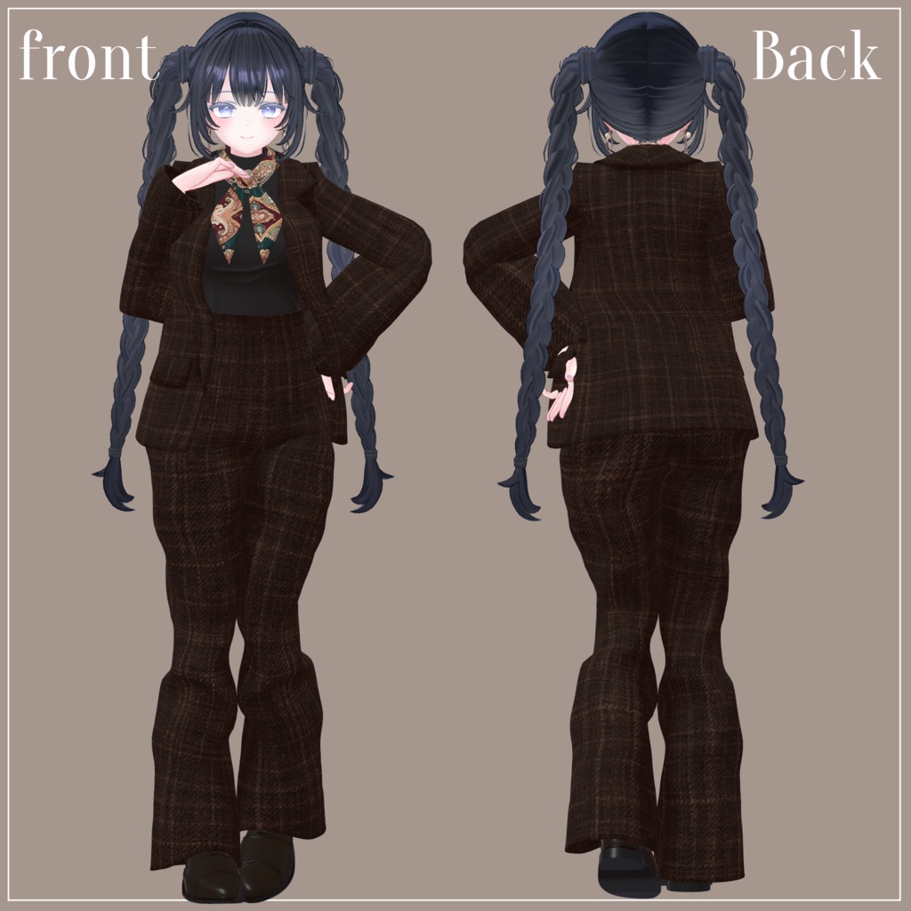 【5体対応】秋色ジャケットのセットアップ