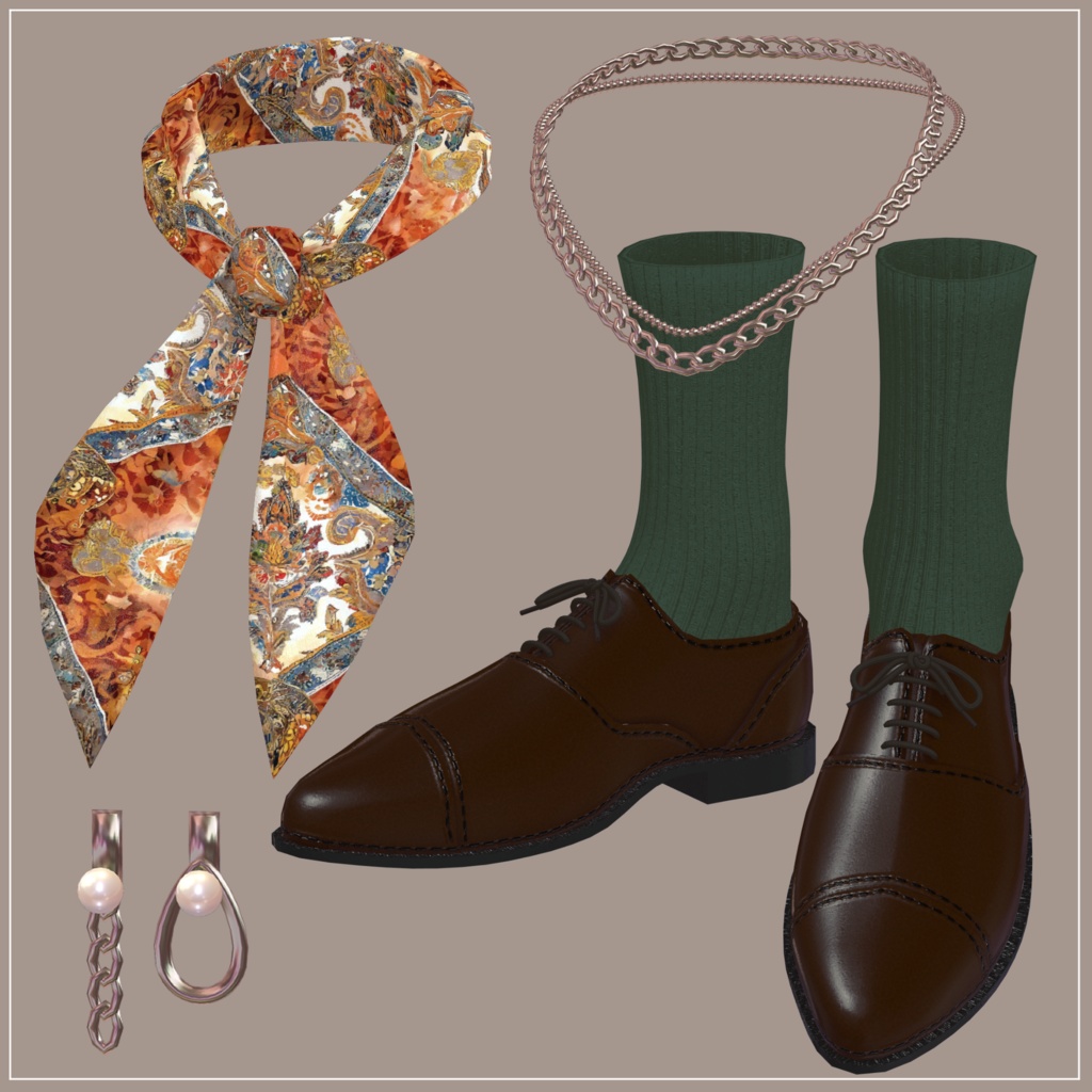 【5体対応】秋色ジャケットのセットアップ