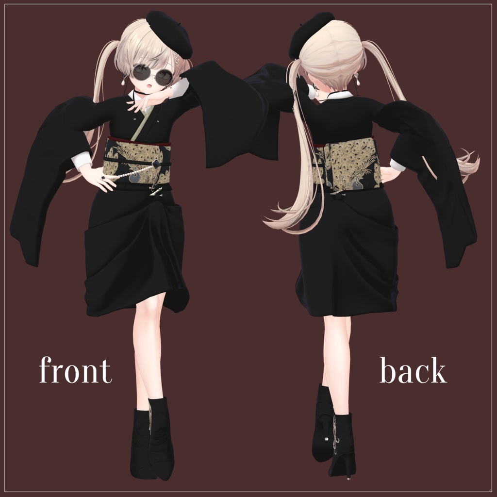 【9体対応】着物:モードスタイル