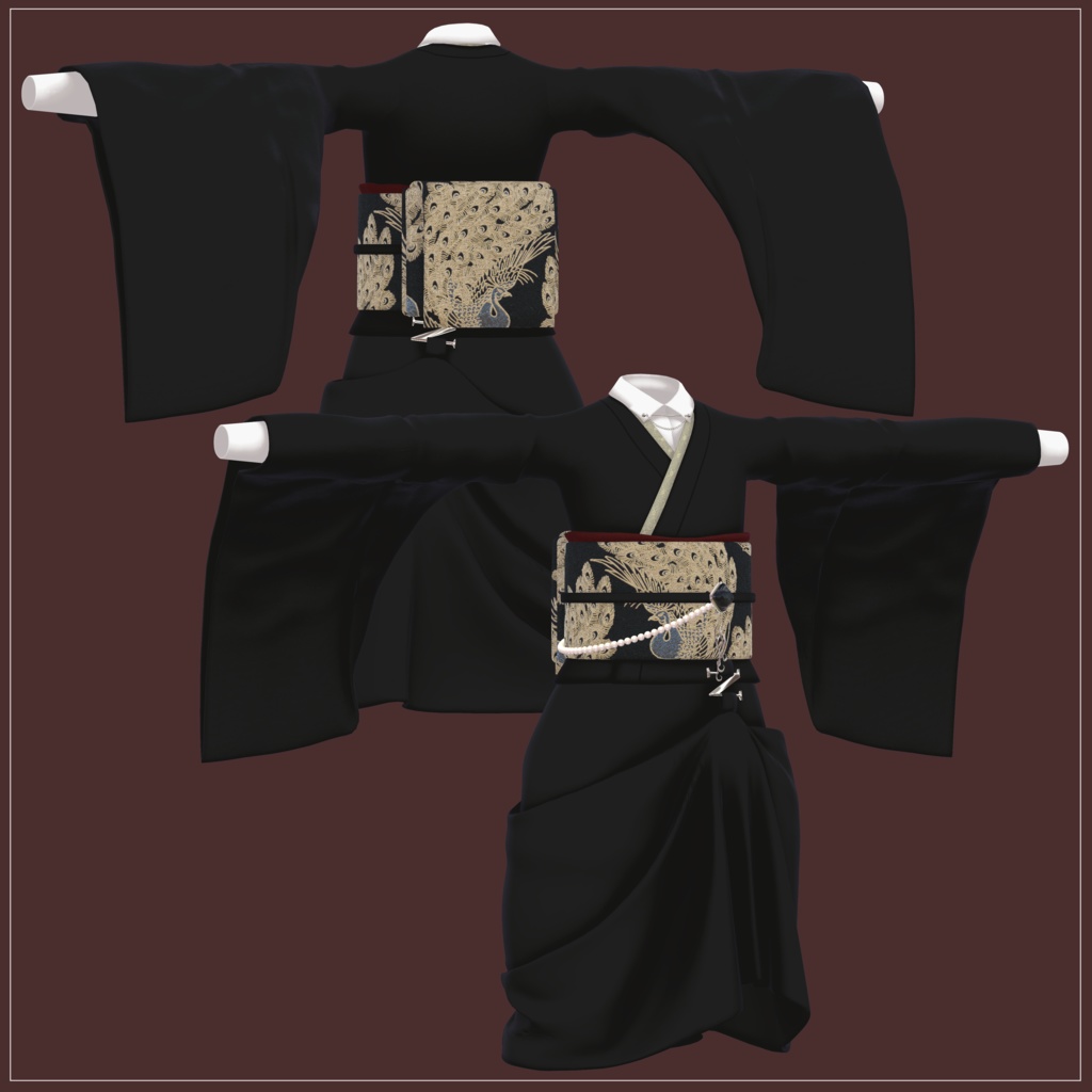 【9体対応】着物:モードスタイル