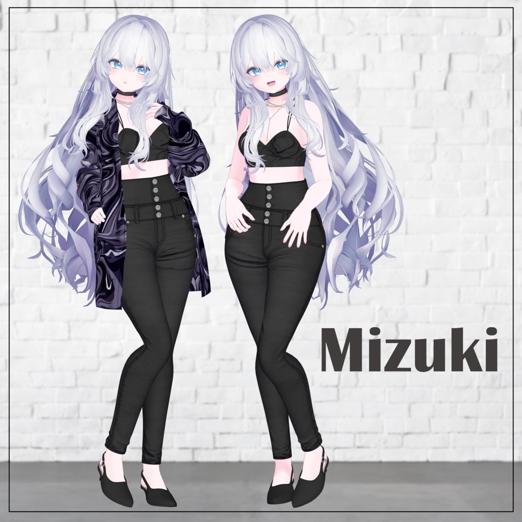 【12体対応】柄シャツ&スキニージーンズ