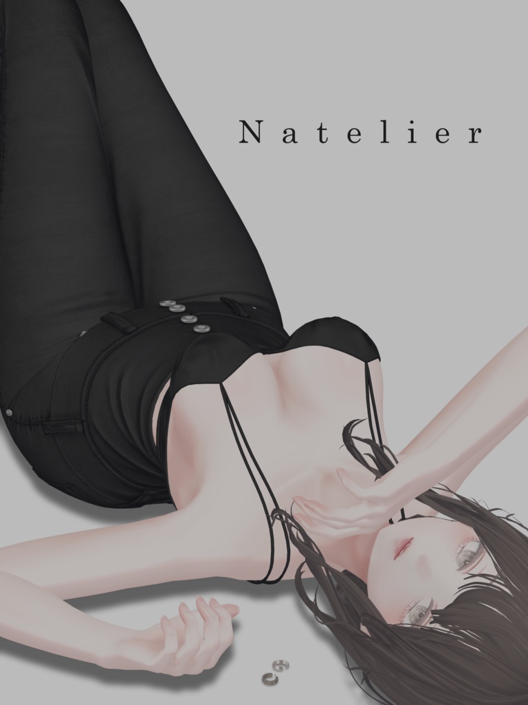 【12体対応】柄シャツ&スキニージーンズ