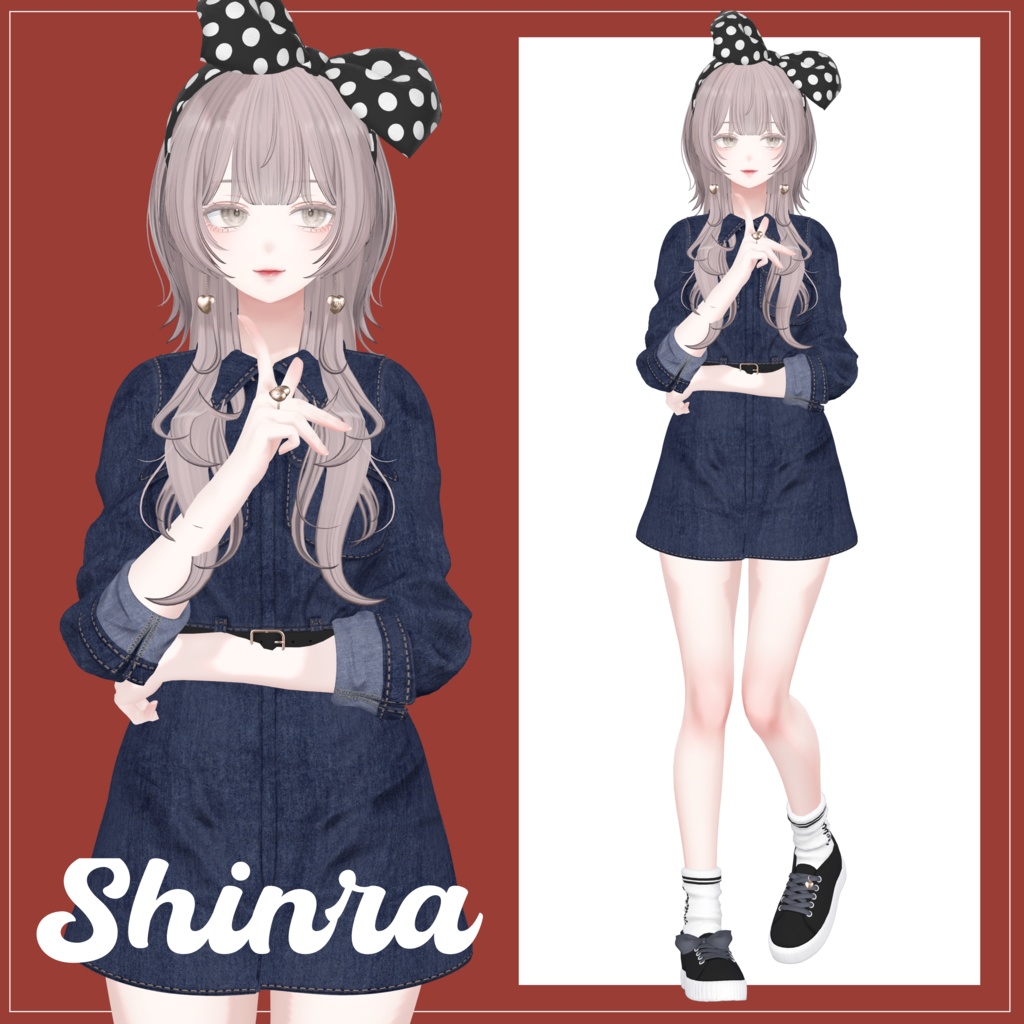 【12体対応】デニムワンピース