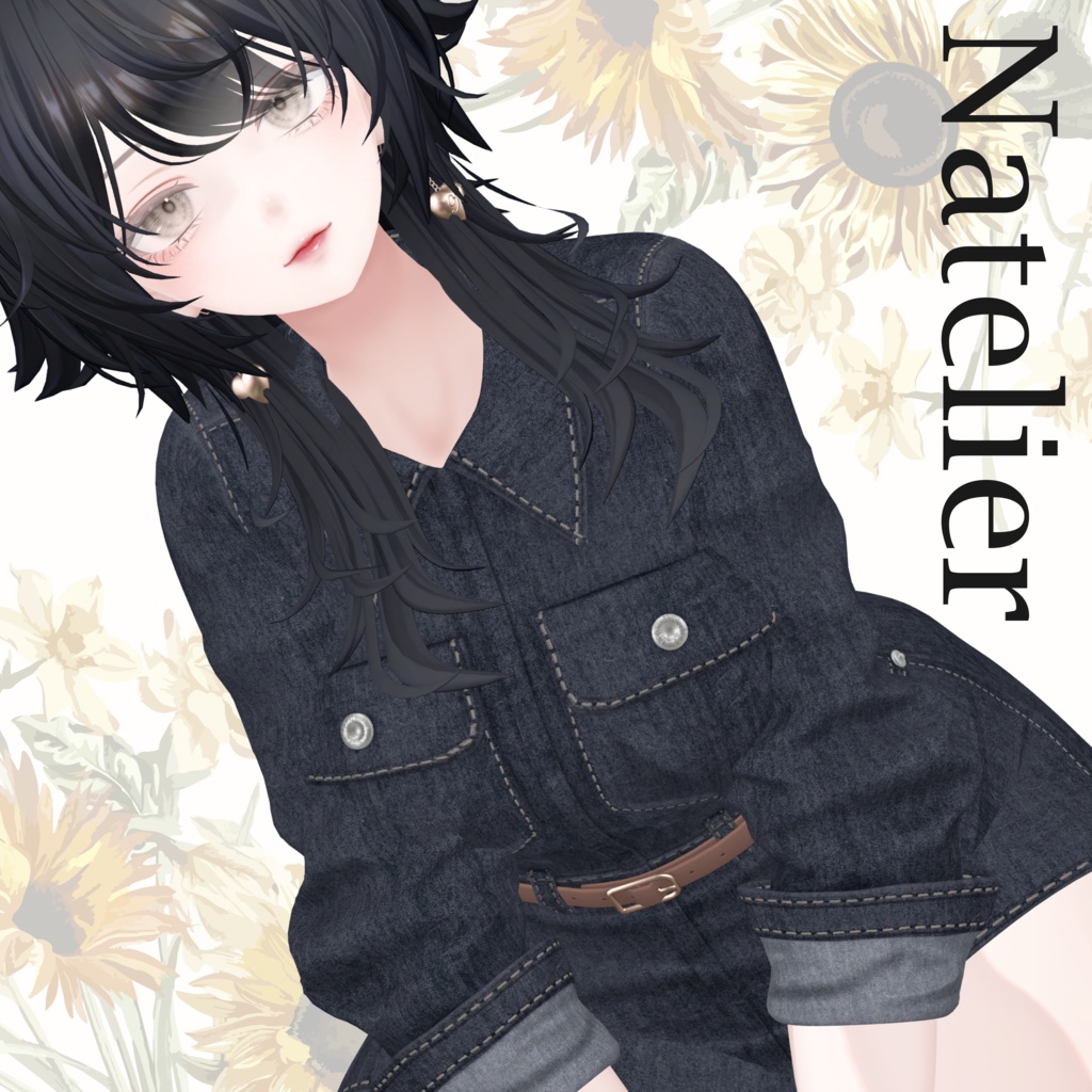 12体対応】デニムワンピース - Natelier -ﾅﾄﾘｴ- - BOOTH