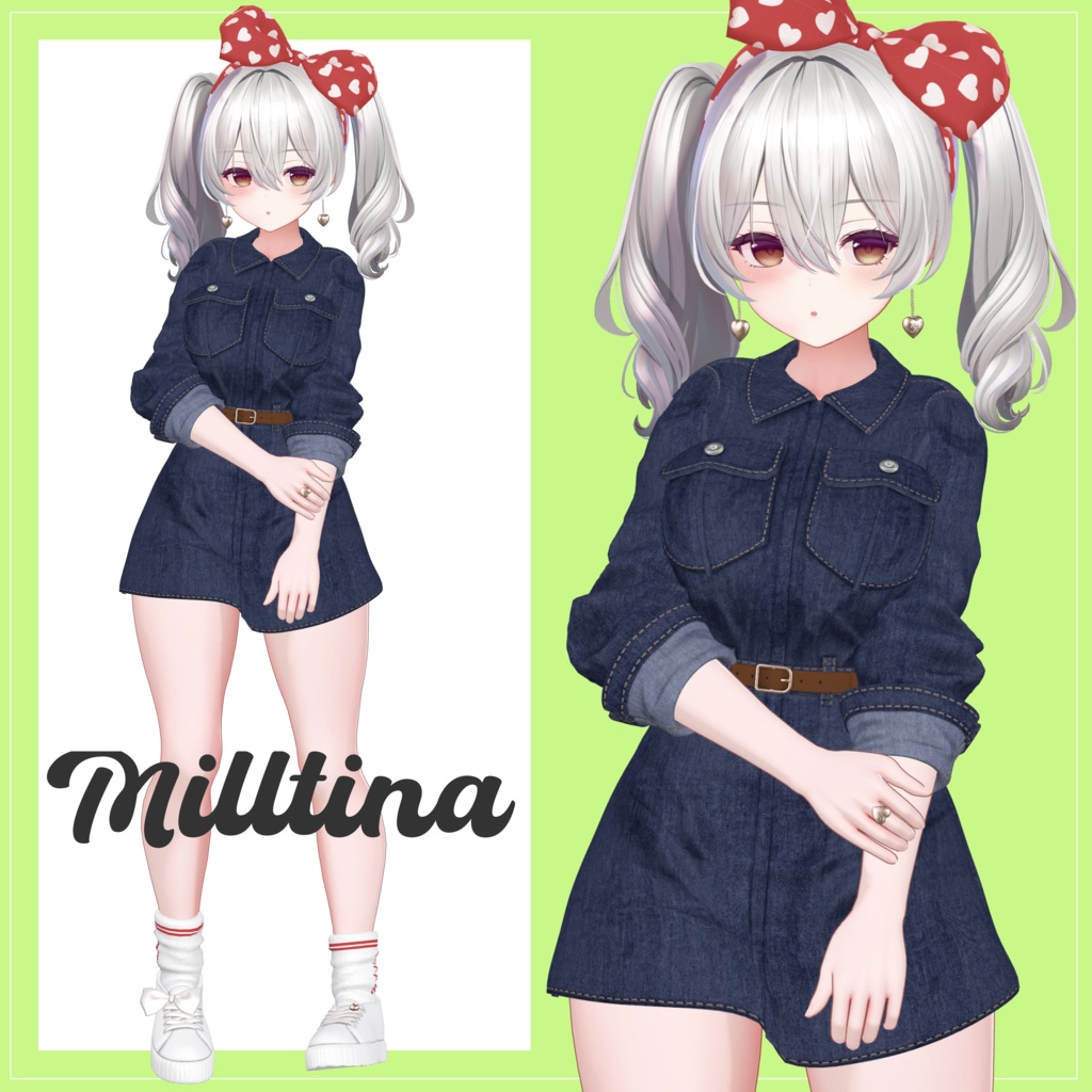 【12体対応】デニムワンピース