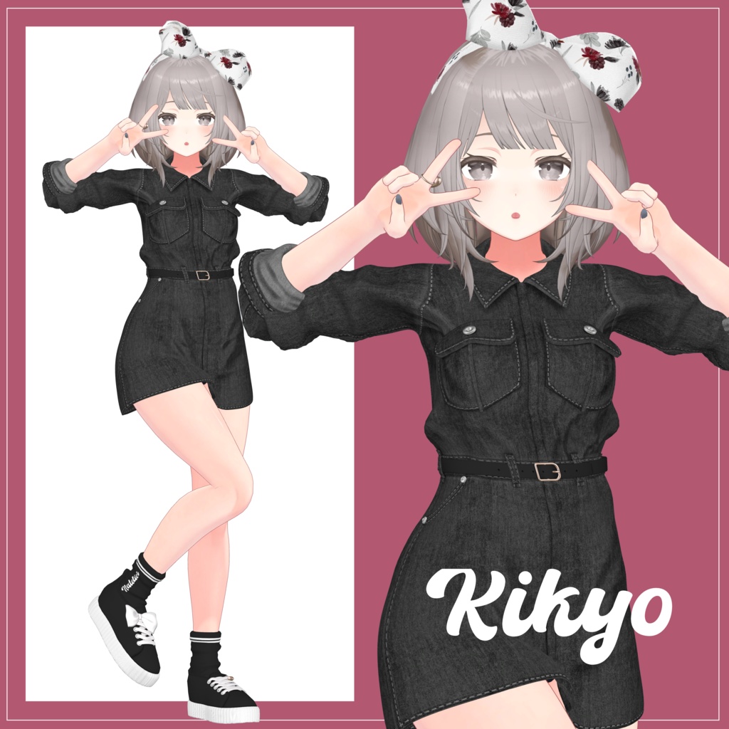 【12体対応】デニムワンピース