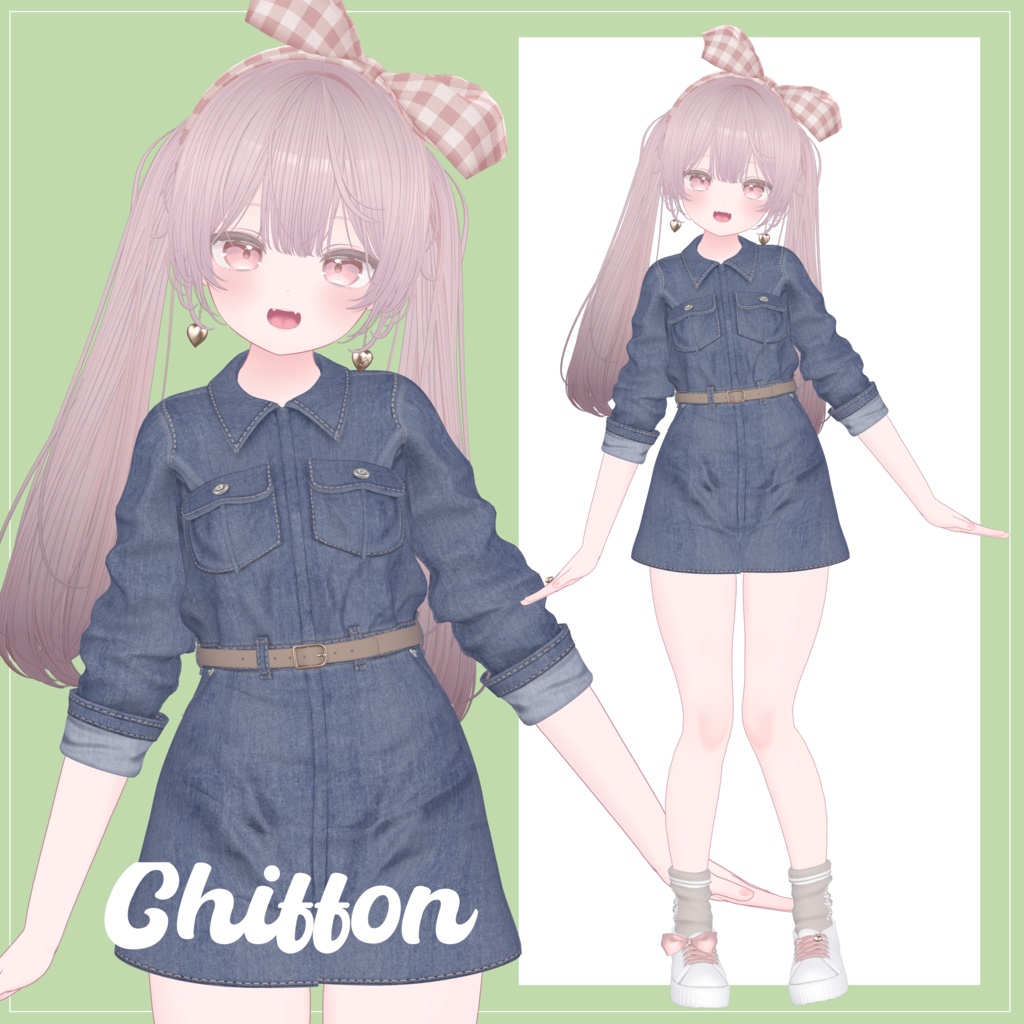 【12体対応】デニムワンピース