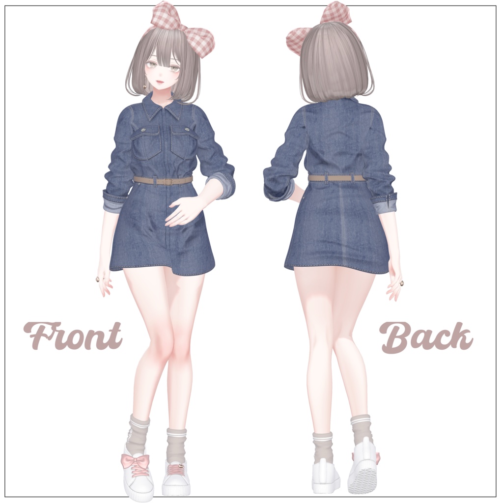 【12体対応】デニムワンピース