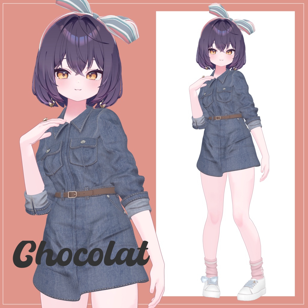 【12体対応】デニムワンピース