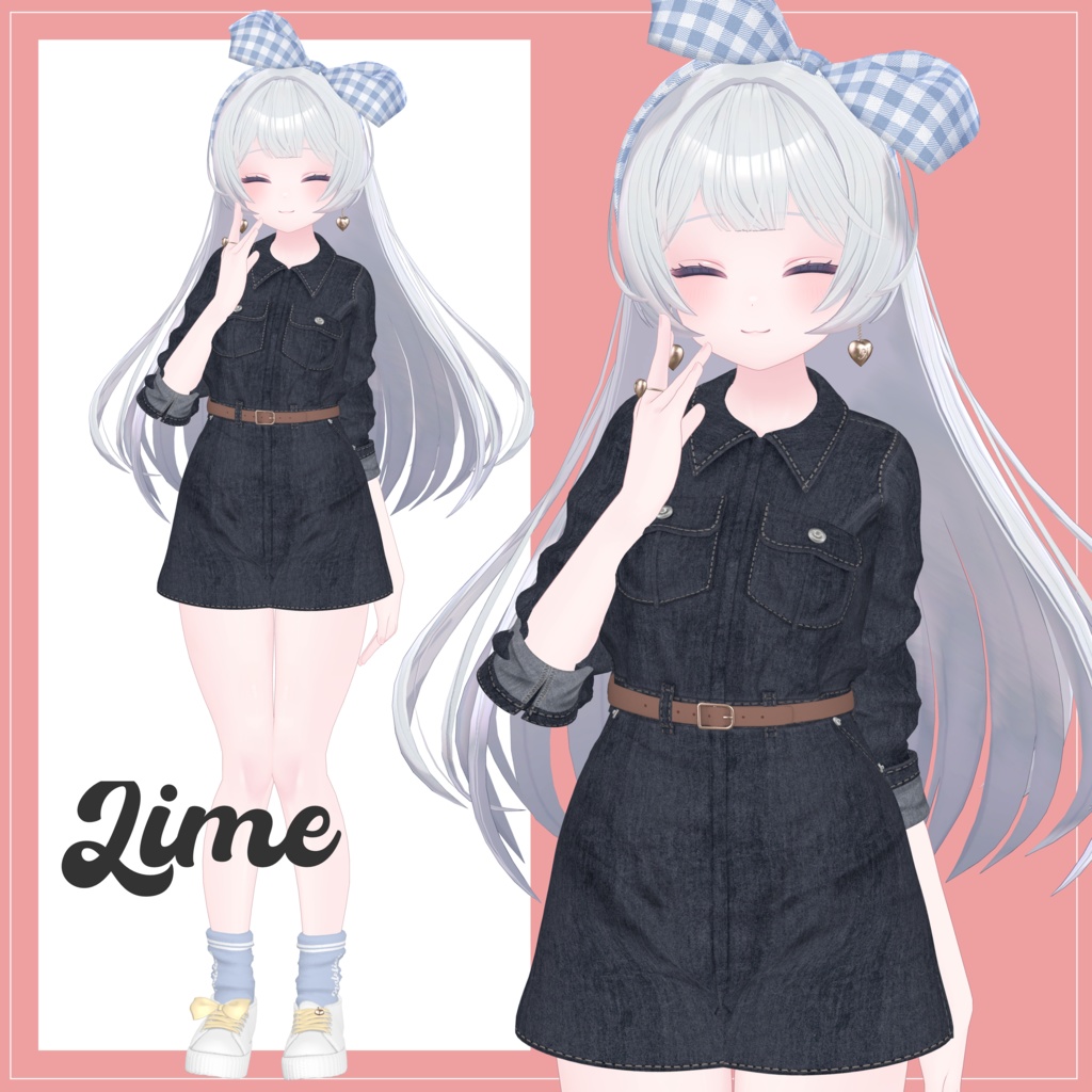 【12体対応】デニムワンピース