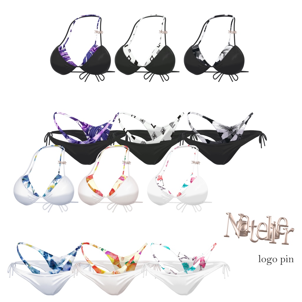 【14体対応】レイヤードビキニ&モノキニ