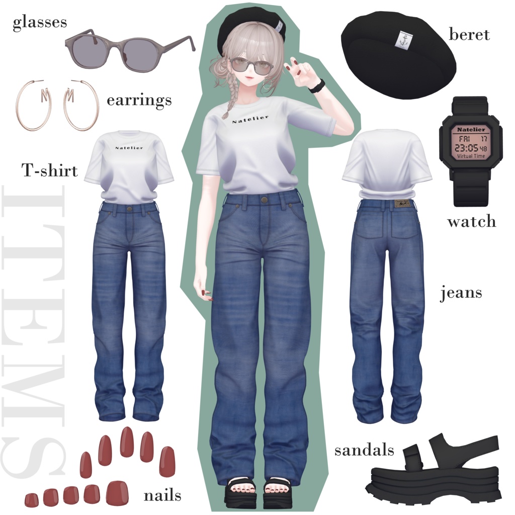 【11体対応】サマーカジュアル