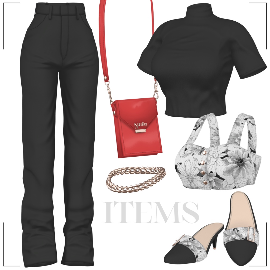 【10体対応】ビスチェコーデ