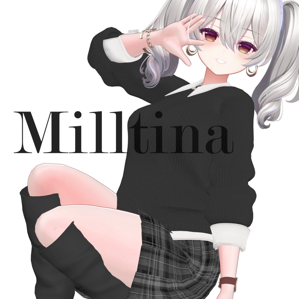 【13体対応】ニット&シャツコーデ