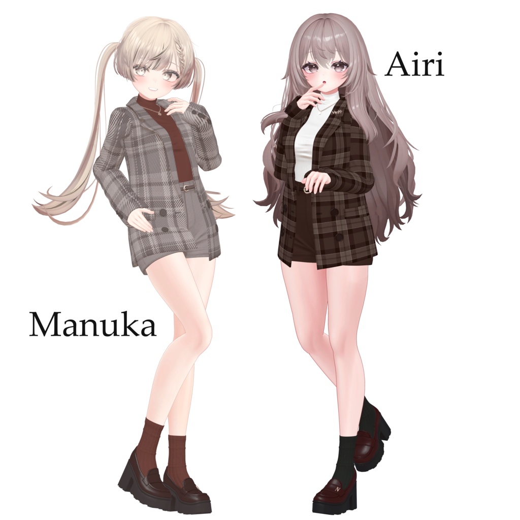 【10体対応】テーラードジャケットコーデ