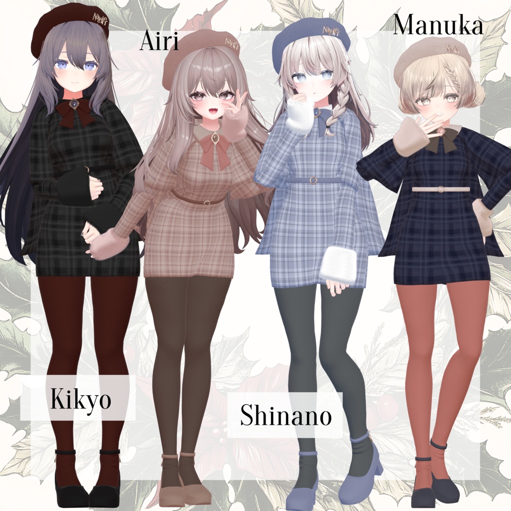 【5体対応】クラシカルワンピース