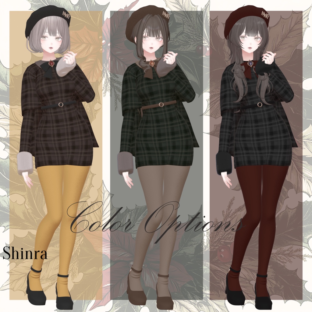 【5体対応】クラシカルワンピース