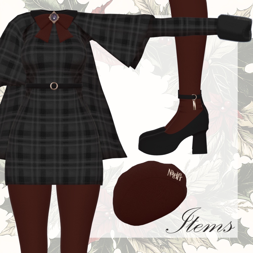 【5体対応】クラシカルワンピース