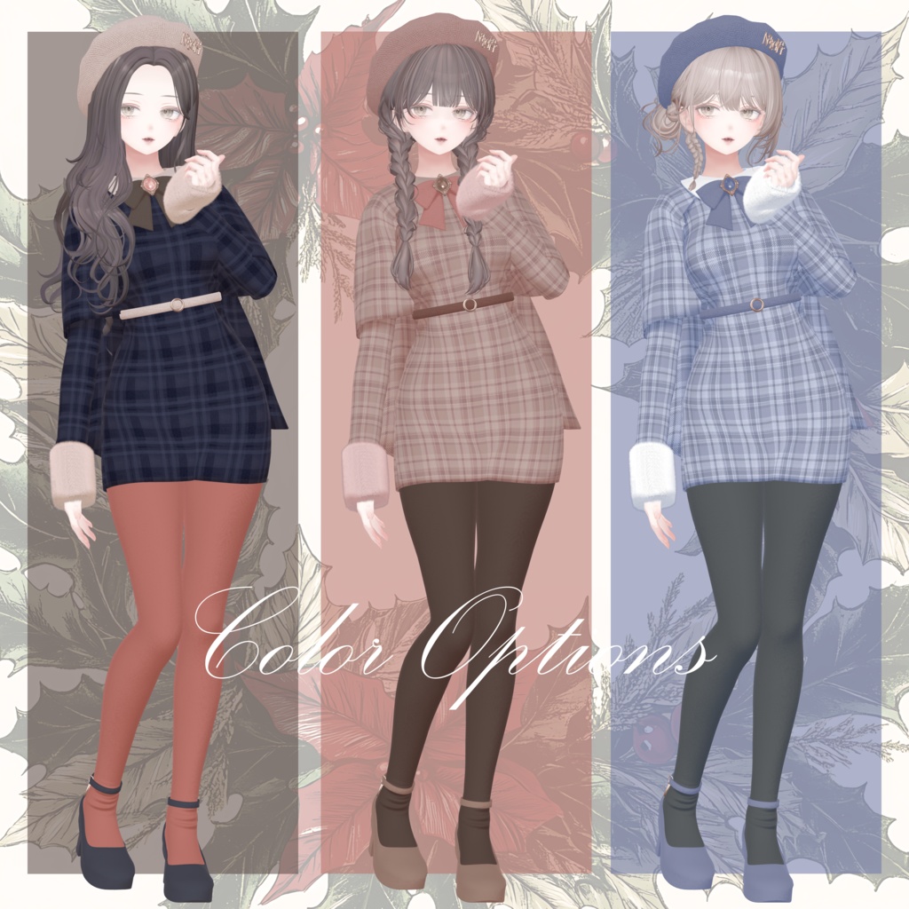 【5体対応】クラシカルワンピース