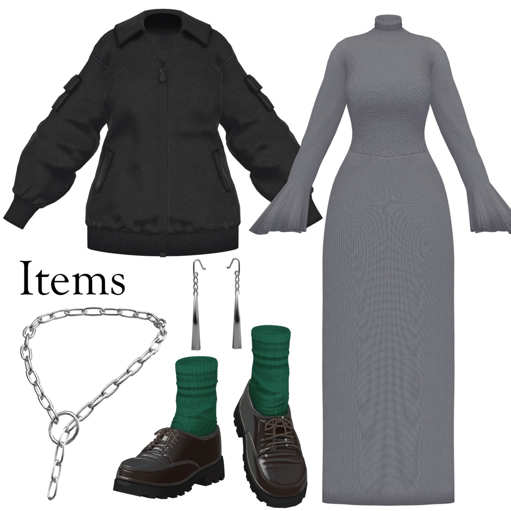 【10体対応】モードシルエット