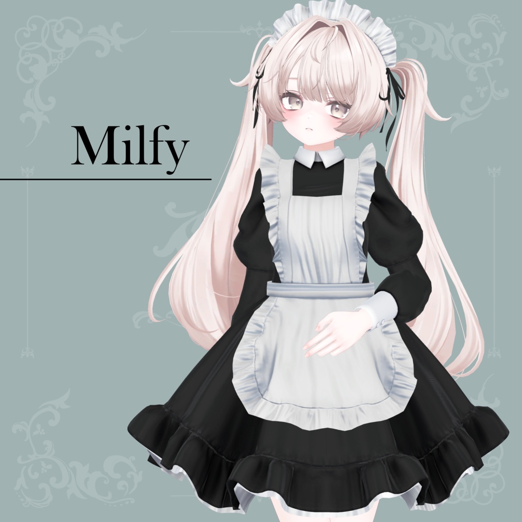 【SALE~1/27am10】メイド服【7体対応】