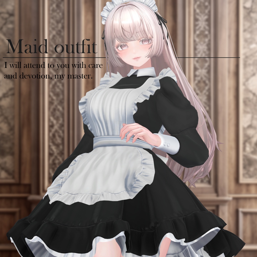 【SALE~1/27am10】メイド服【７体対応】