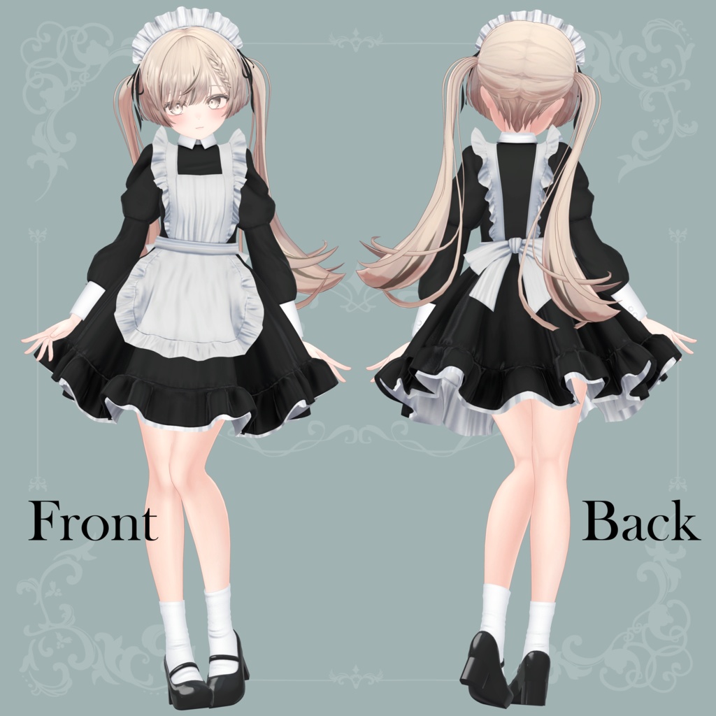 【SALE~1/27am10】メイド服【7体対応】