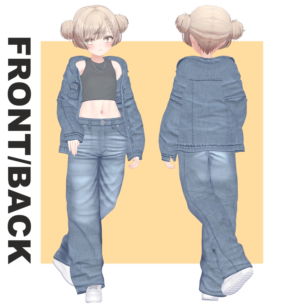 【SALE~2/19am10】デニム オン デニム【15体対応】