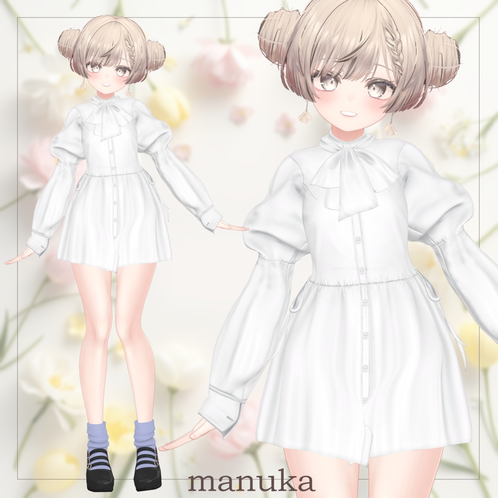 【SALE~3/6am10】シャツワンピース【14体対応】