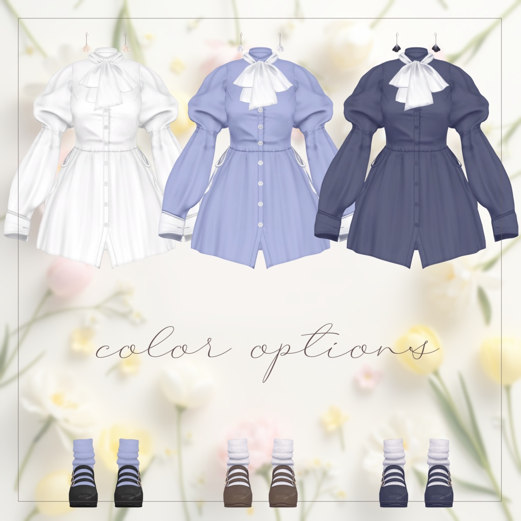 【SALE~3/6am10】シャツワンピース【14体対応】