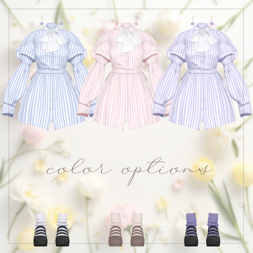 【SALE~3/6am10】シャツワンピース【14体対応】