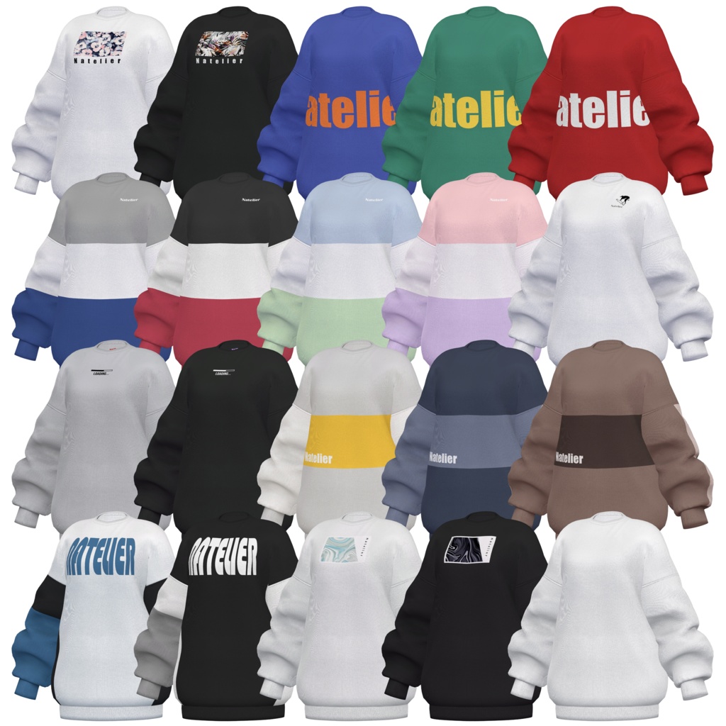 【SALE~3/30am10】オーバーサイズスウェット【13体対応】