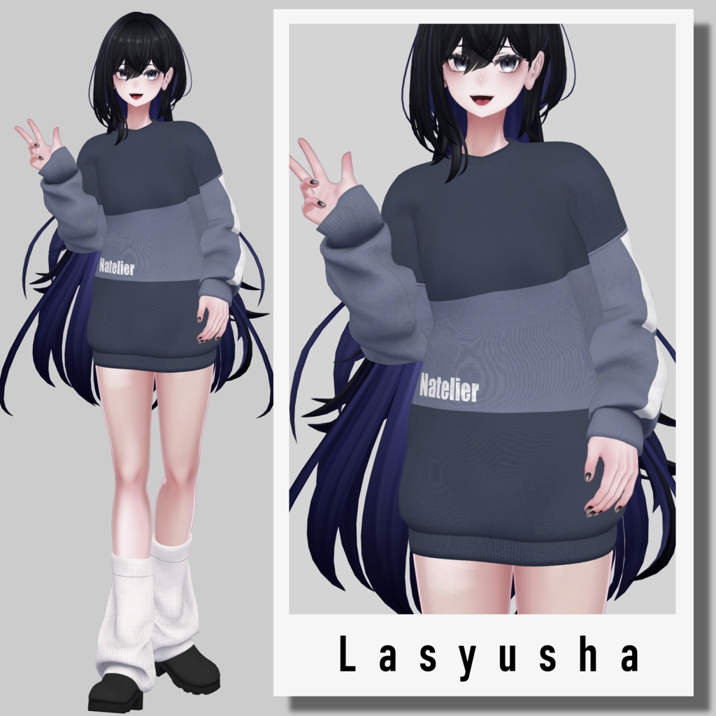 【SALE~3/30am10】オーバーサイズスウェット【13体対応】