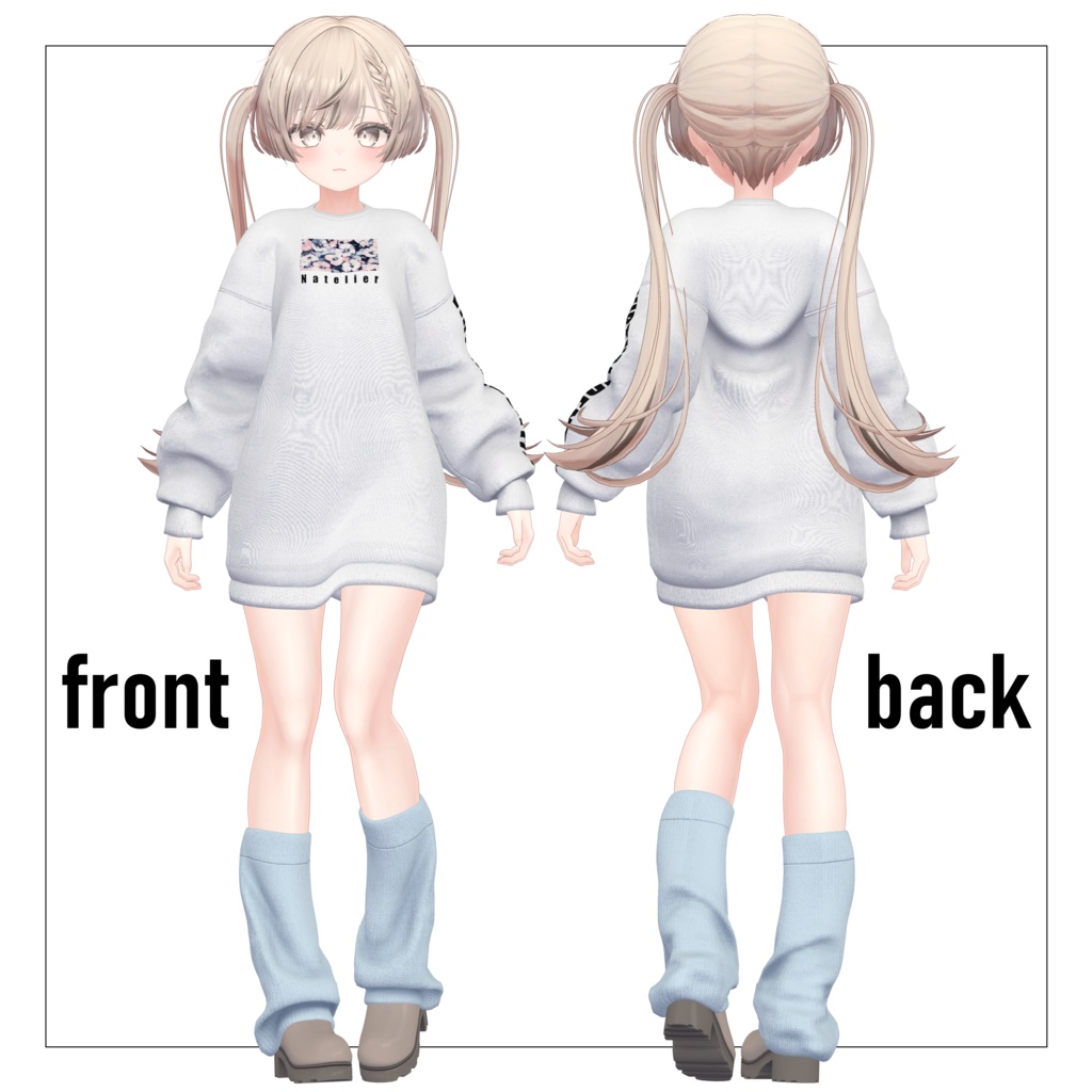 【SALE~3/30am10】オーバーサイズスウェット【13体対応】