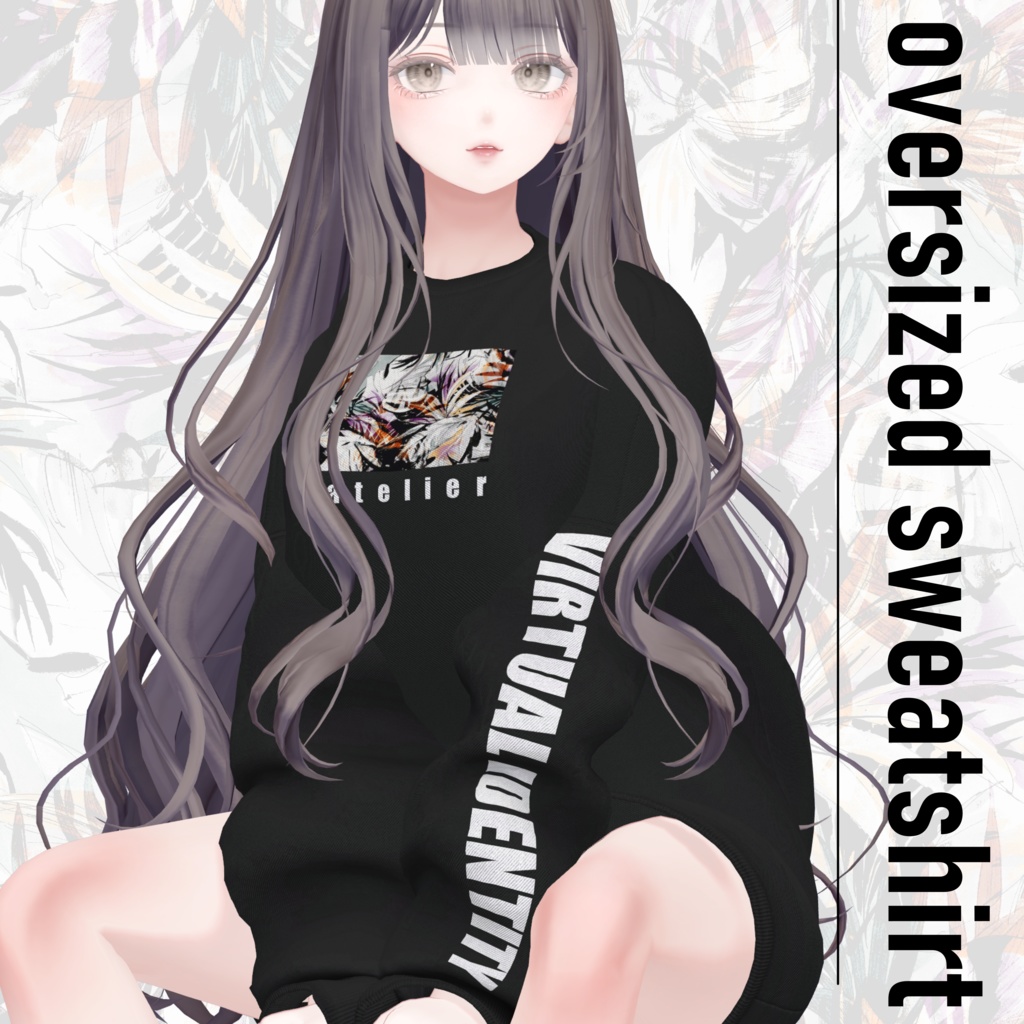 【SALE~3/30am10】オーバーサイズスウェット【13体対応】