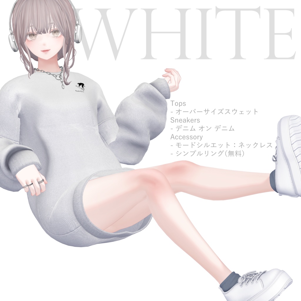 【SALE~3/30am10】オーバーサイズスウェット【13体対応】