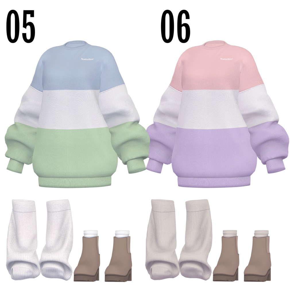 【SALE~3/30am10】オーバーサイズスウェット【13体対応】